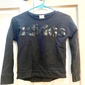 Black adidas crew neck